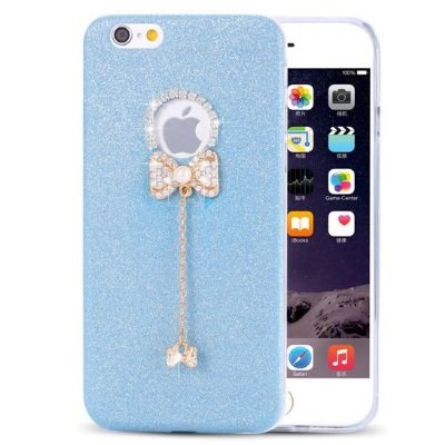 iPhone 6 suojakuori rusetti sininen