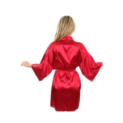 Naisten satiini kimono
